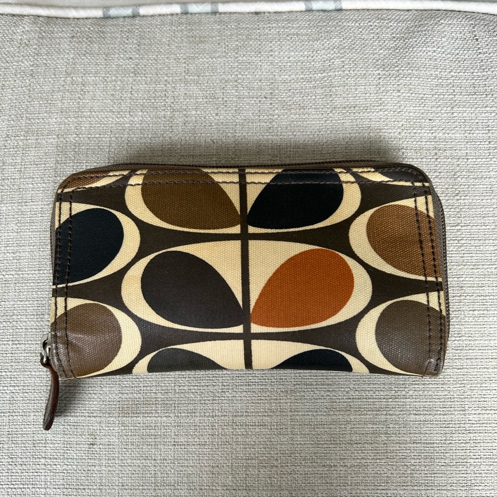 ORLA KIELY CANVAS WALLET